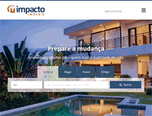 Tablet Screenshot of imobiliariaimpacto.com.br